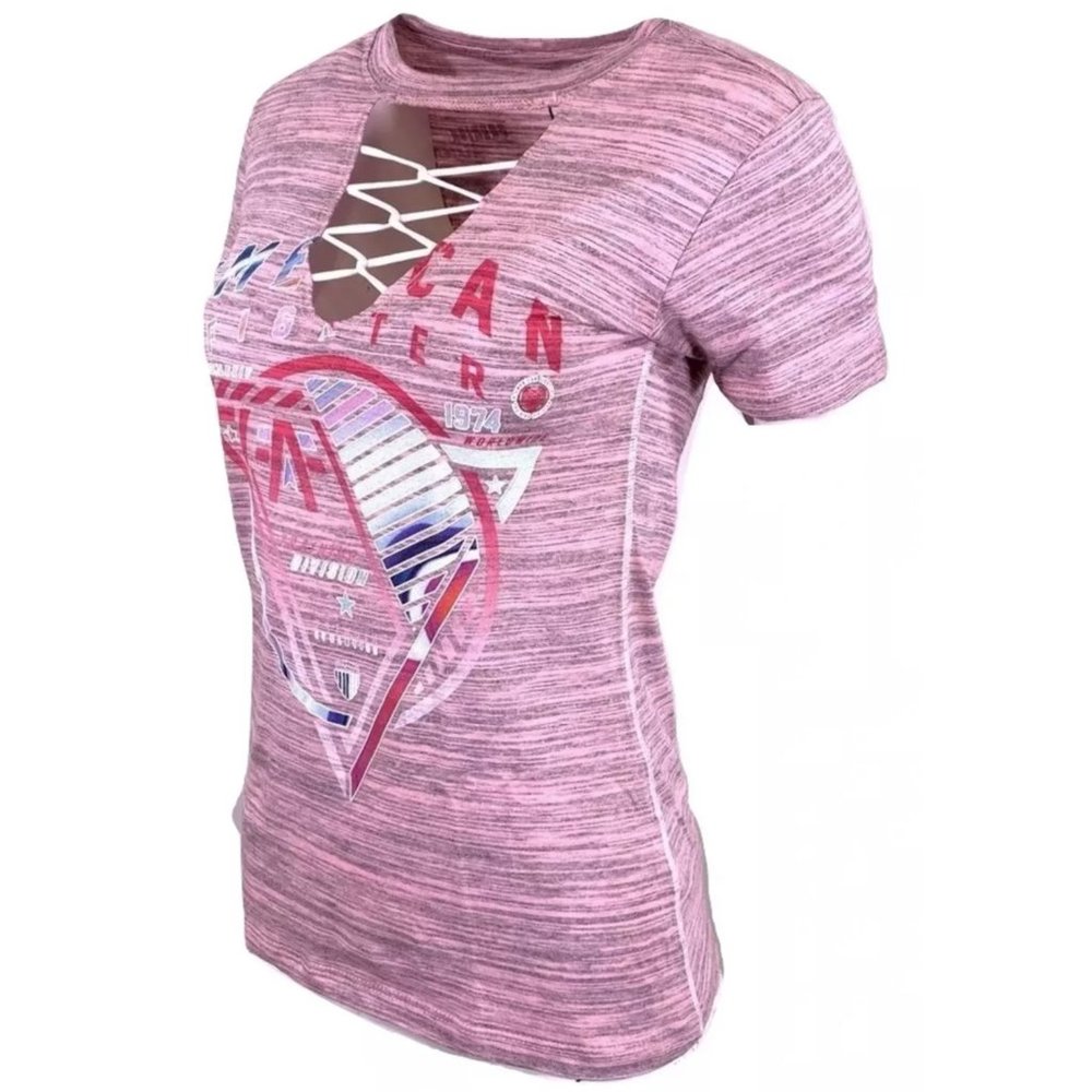 AMERICAN FIGHTER Women's T-Shirt S/S CARMOCHAEL - Picture 7 of 12